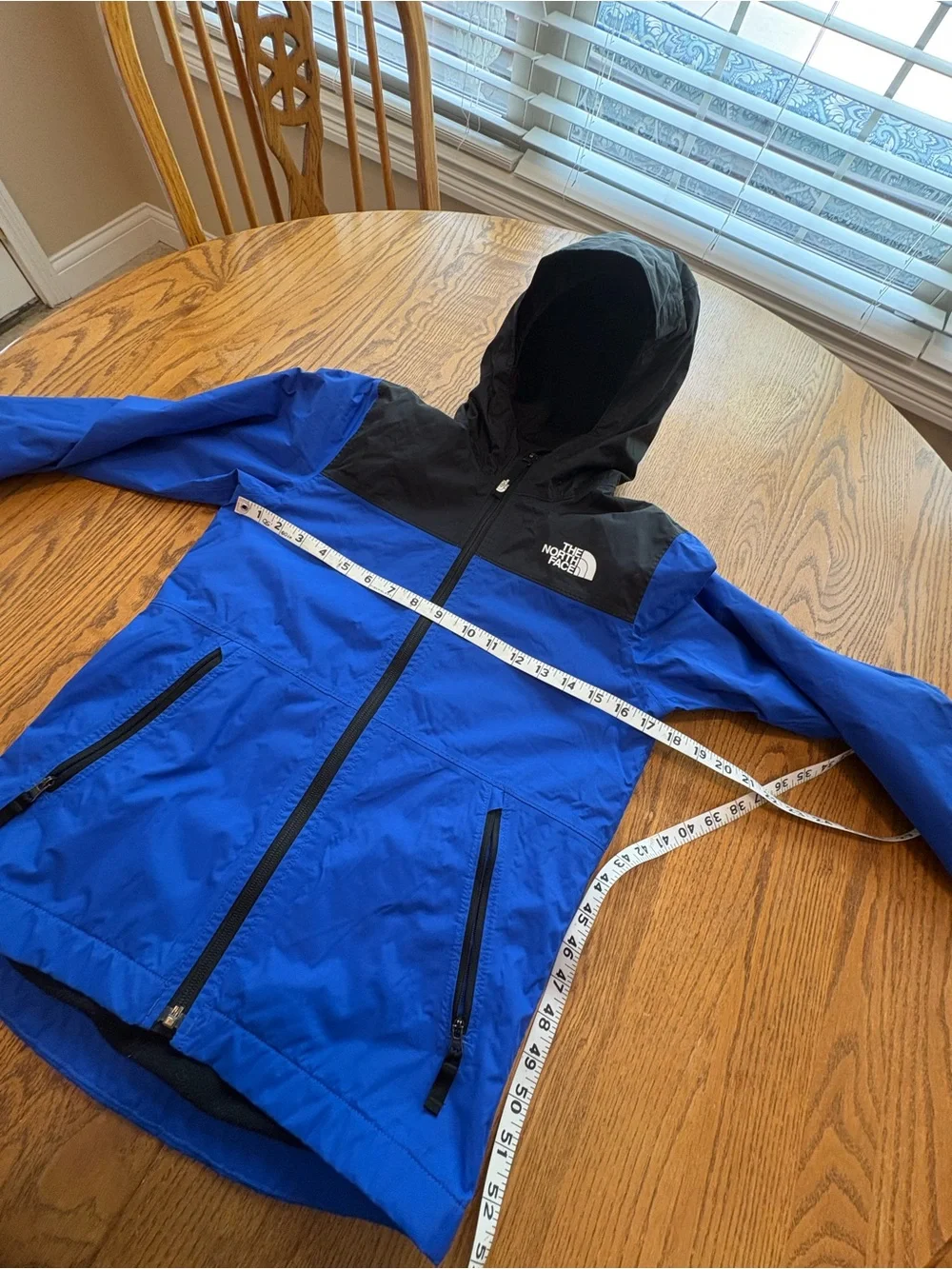 The North Face Warm Storm Hooded Rain Jacket Boys Size M 10/12 Fleece Lined